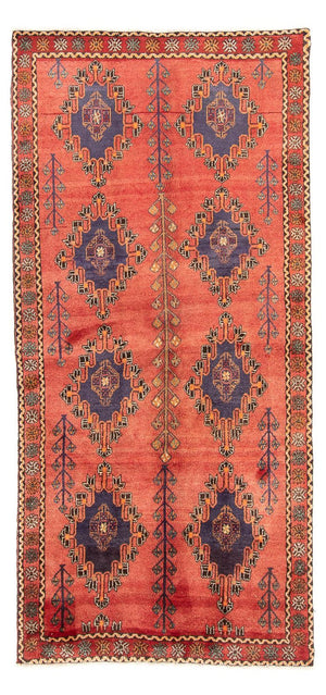Løber Persisk tæppe - Nomadisk - 258 x 125 cm - orange