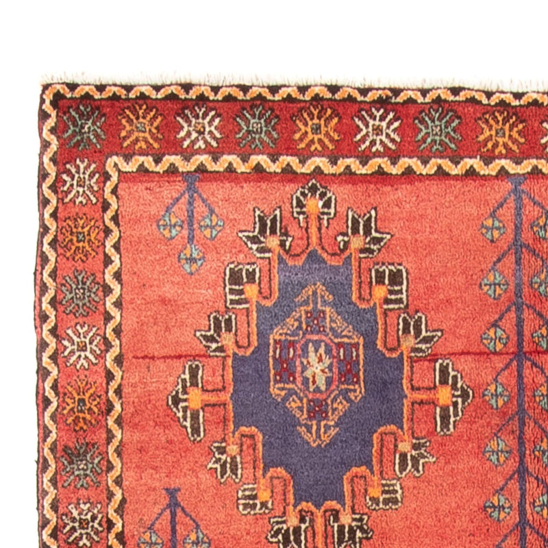 Løber Persisk tæppe - Nomadisk - 258 x 125 cm - orange