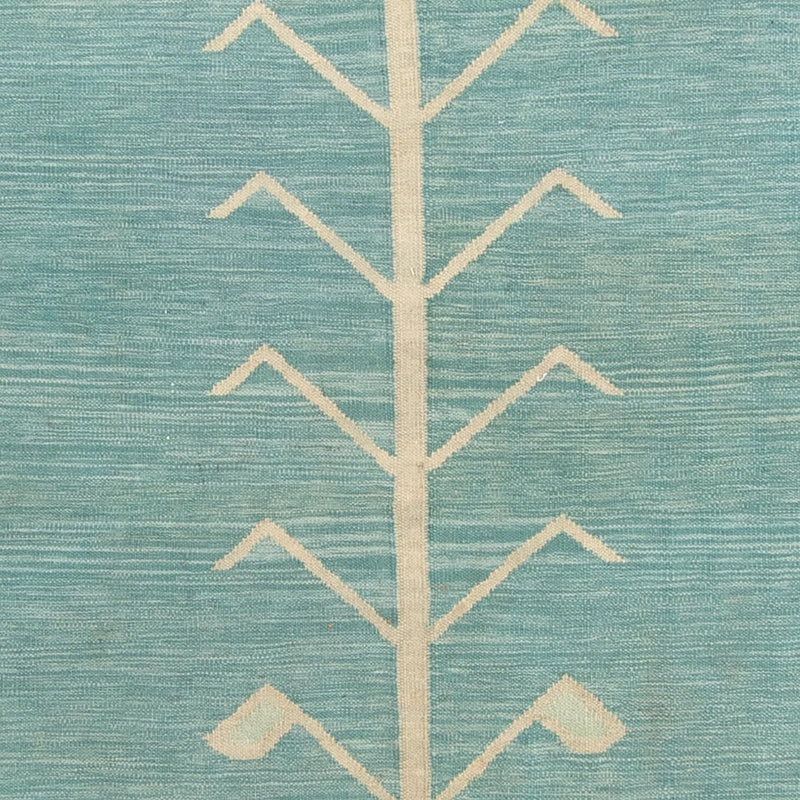 Kelim-tæppe - Trendy - 240 x 200 cm - lyseblå