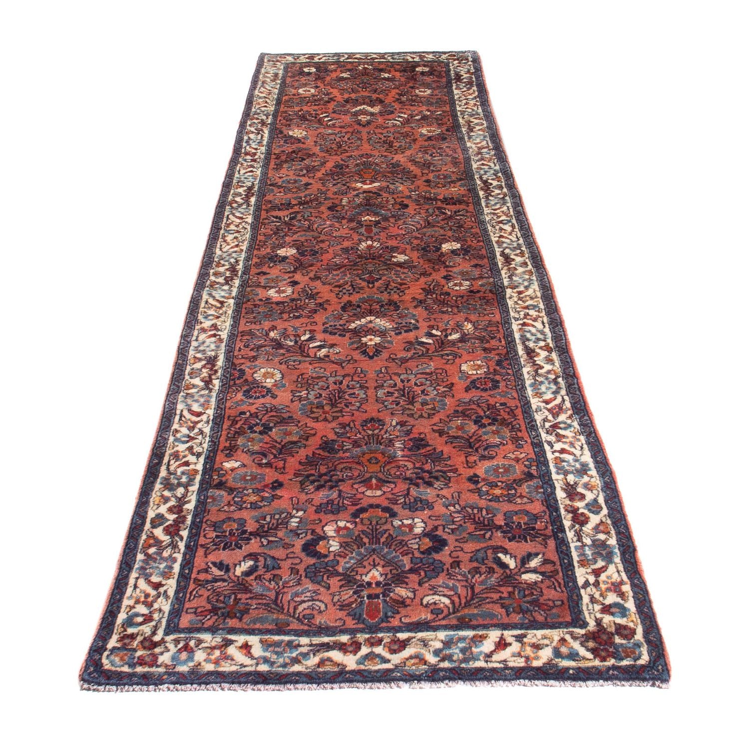 Løber Persisk tæppe - Classic - 301 x 81 cm - laks