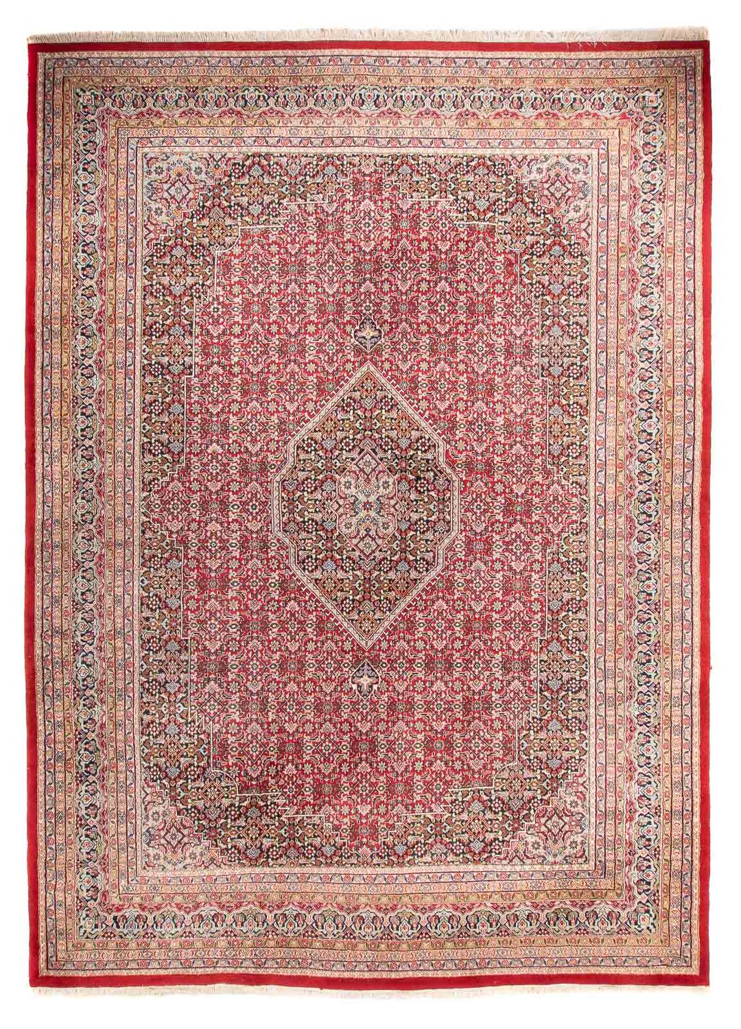 Orientalsk tæppe - Bijar - Indus - 407 x 305 cm - rød