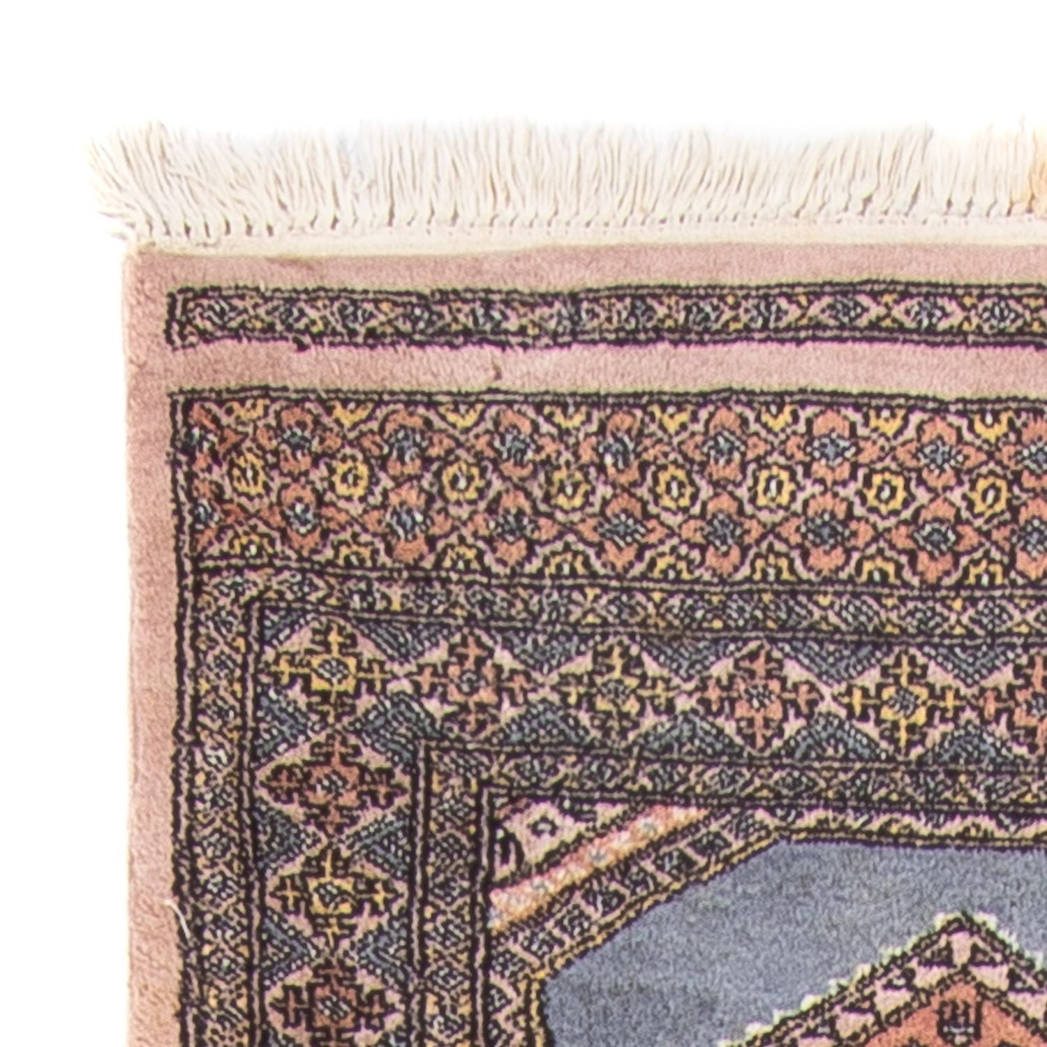 Løber Pakistan Tæppe - 325 x 80 cm - lyseblå