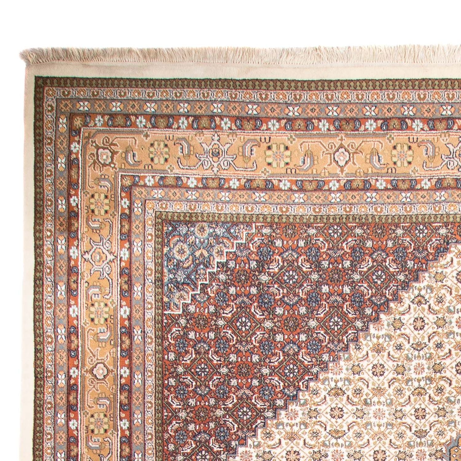 Orientalsk tæppe - Bijar - Indus - 415 x 300 cm - beige