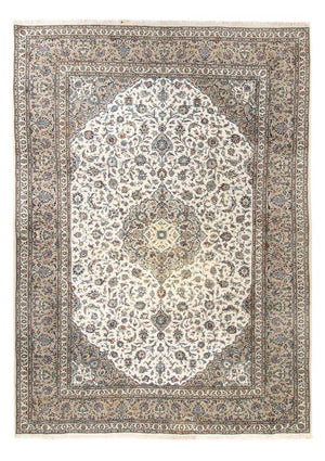 Persisk tæppe - Keshan - 356 x 250 cm - beige