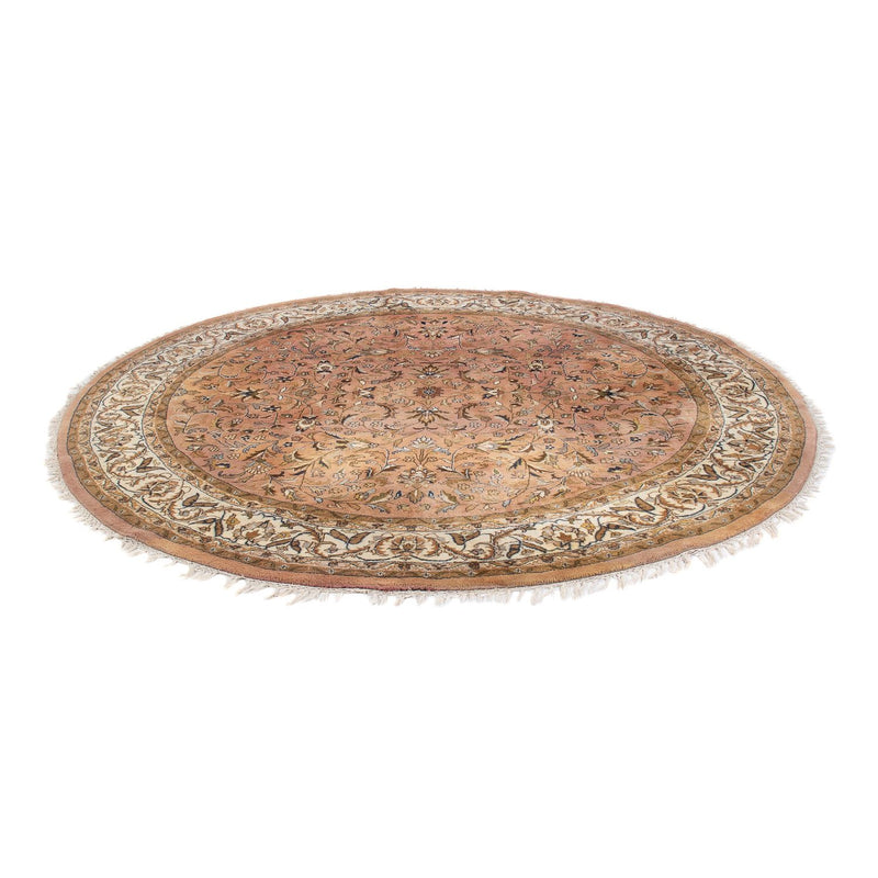 Orientalsk tæppe - Indus rundt  - 245 x 245 cm - laks