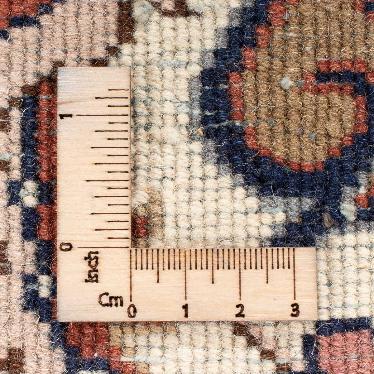 Orientalsk tæppe - Indus rundt  - 245 x 245 cm - laks