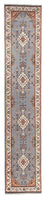 Løber Orientalsk tæppe - Indus - 400 x 80 cm - lyseblå