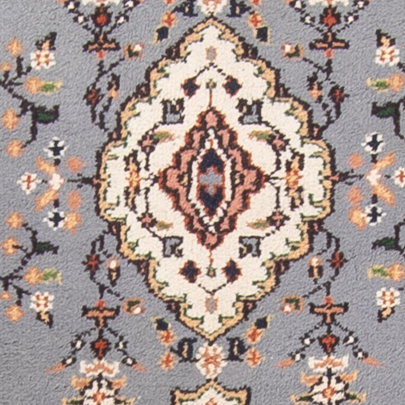 Løber Orientalsk tæppe - Indus - 400 x 80 cm - lyseblå