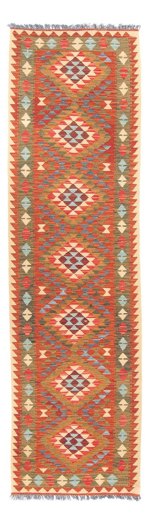 Løber Kelim Carpet - Splash - 300 x 80 cm - flerfarvet