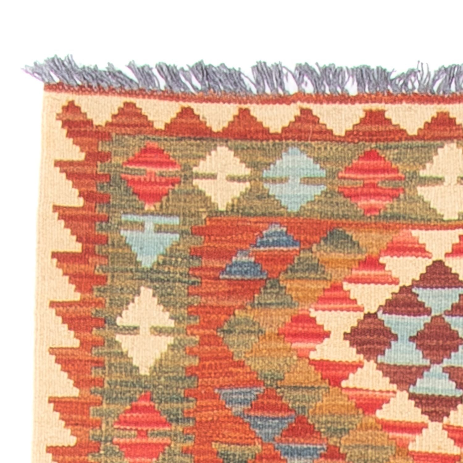 Løber Kelim Carpet - Splash - 300 x 80 cm - flerfarvet