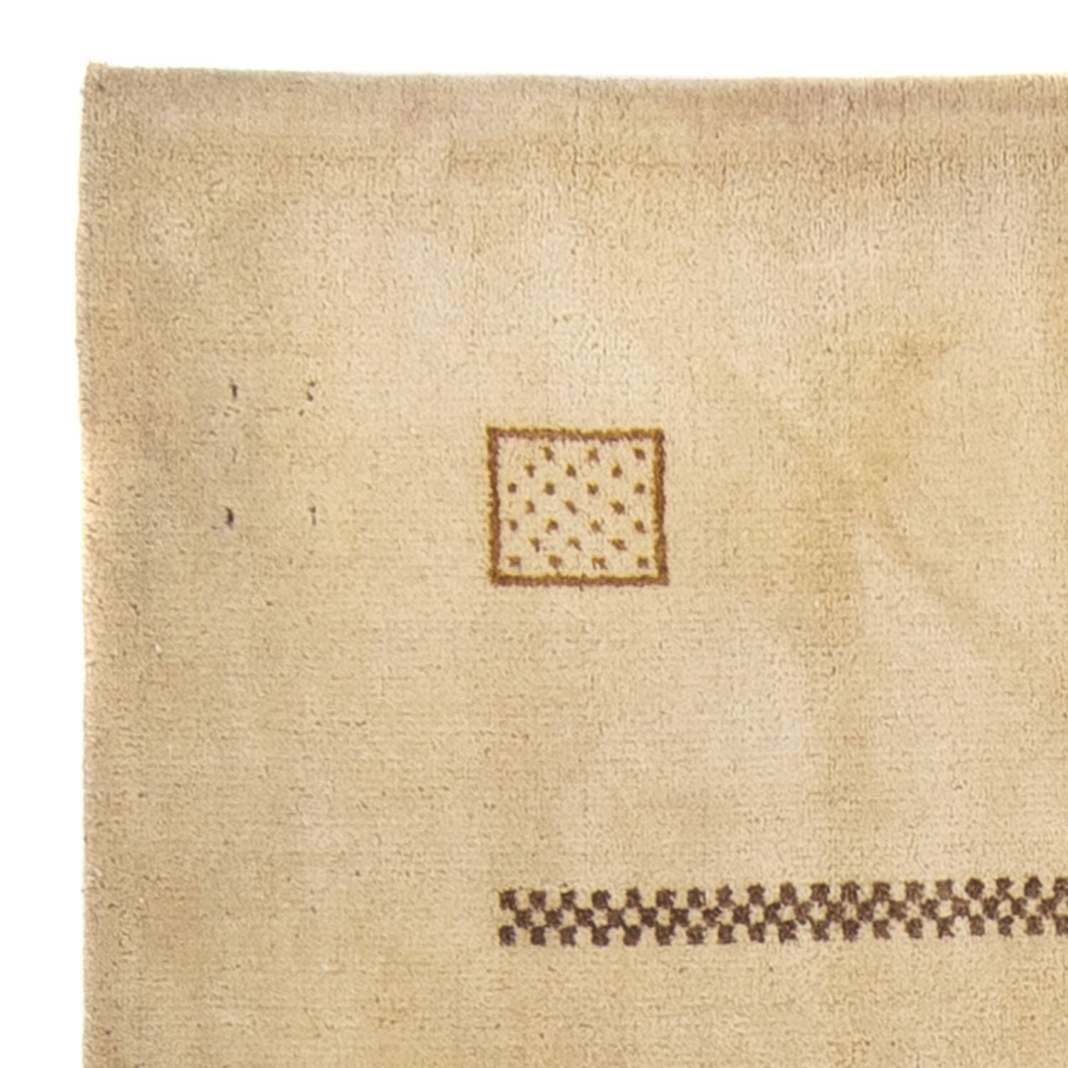 Gabbeh-tæppe - Indus - 192 x 143 cm - beige