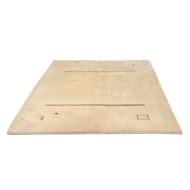 Gabbeh-tæppe - Indus - 192 x 143 cm - beige