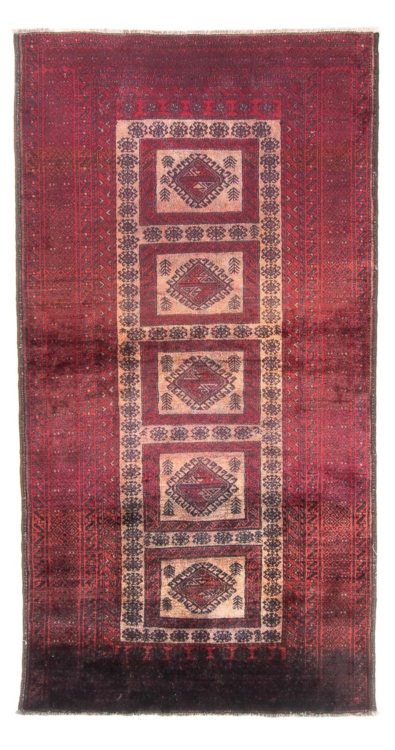 Løber Baluch-tæppe - 202 x 101 cm - flerfarvet