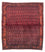 Persisk tæppe - Nomadisk - 150 x 140 cm - rød