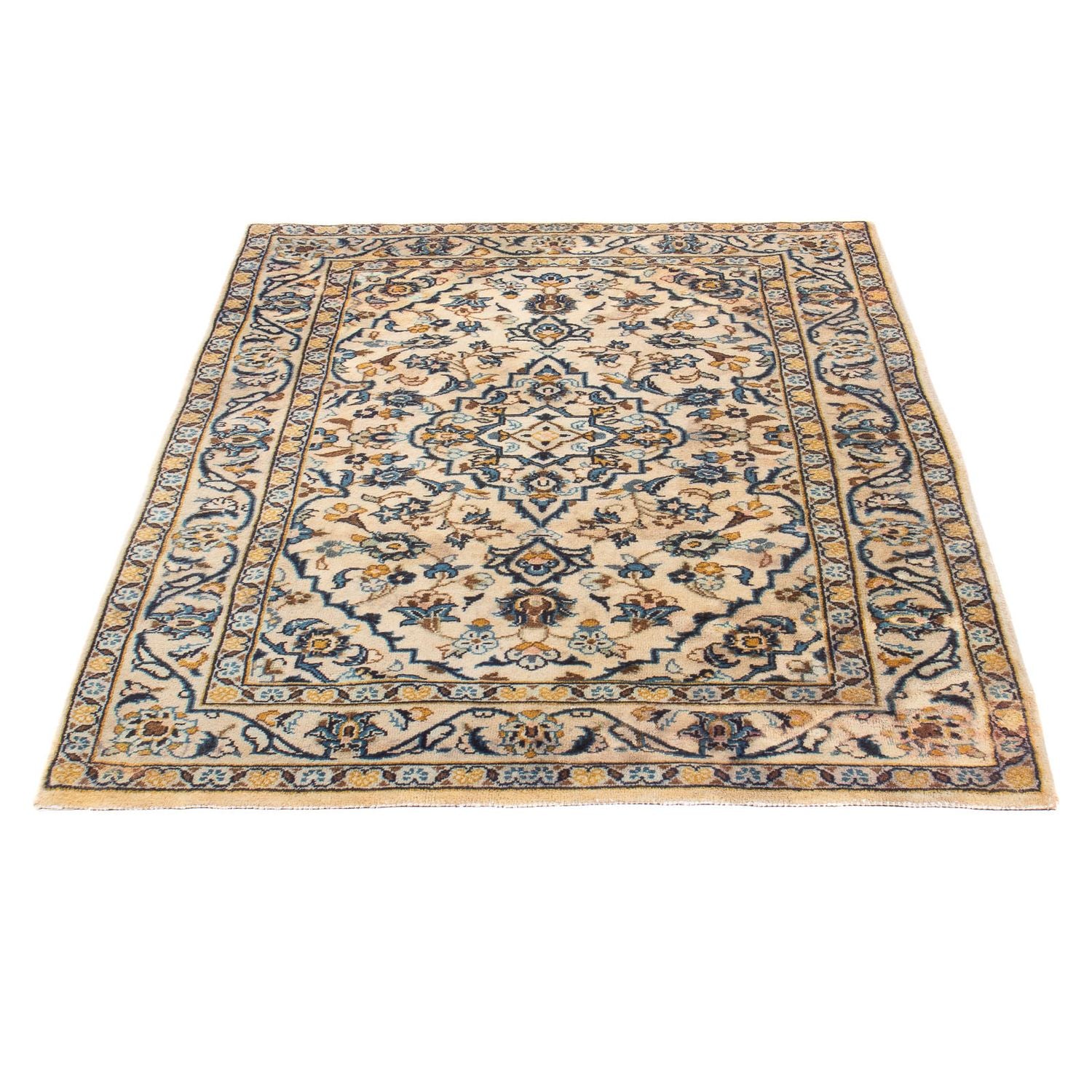 Persisk tæppe - Keshan - 150 x 100 cm - beige