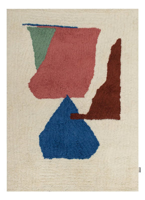 Uldtæppe - Cairo Craft - rektangulær