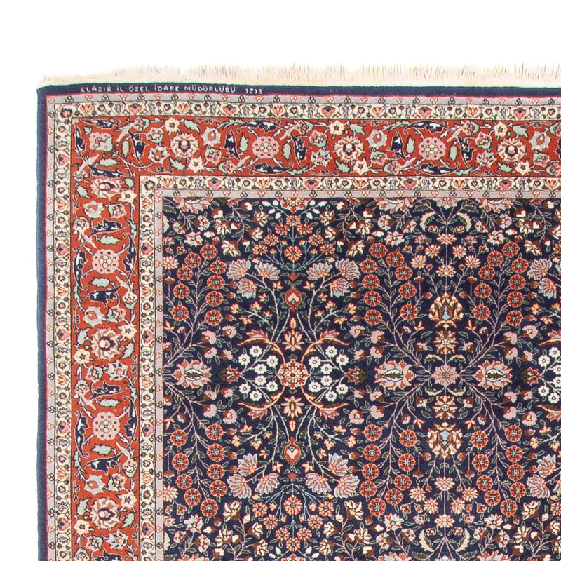 Orientalsk tæppe - Hereke - 363 x 237 cm - mørkeblå