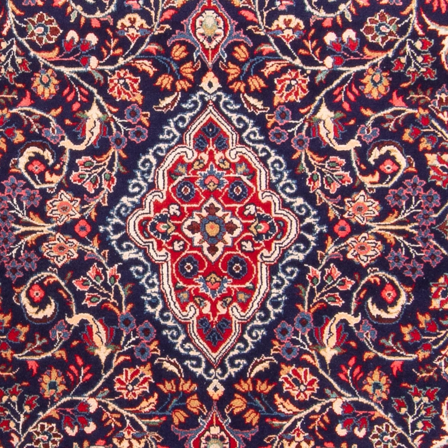 Persisk tæppe - Classic - 211 x 137 cm - mørkeblå