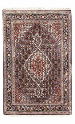 Persisk tæppe - Tabriz - Royal - 152 x 100 cm - sort