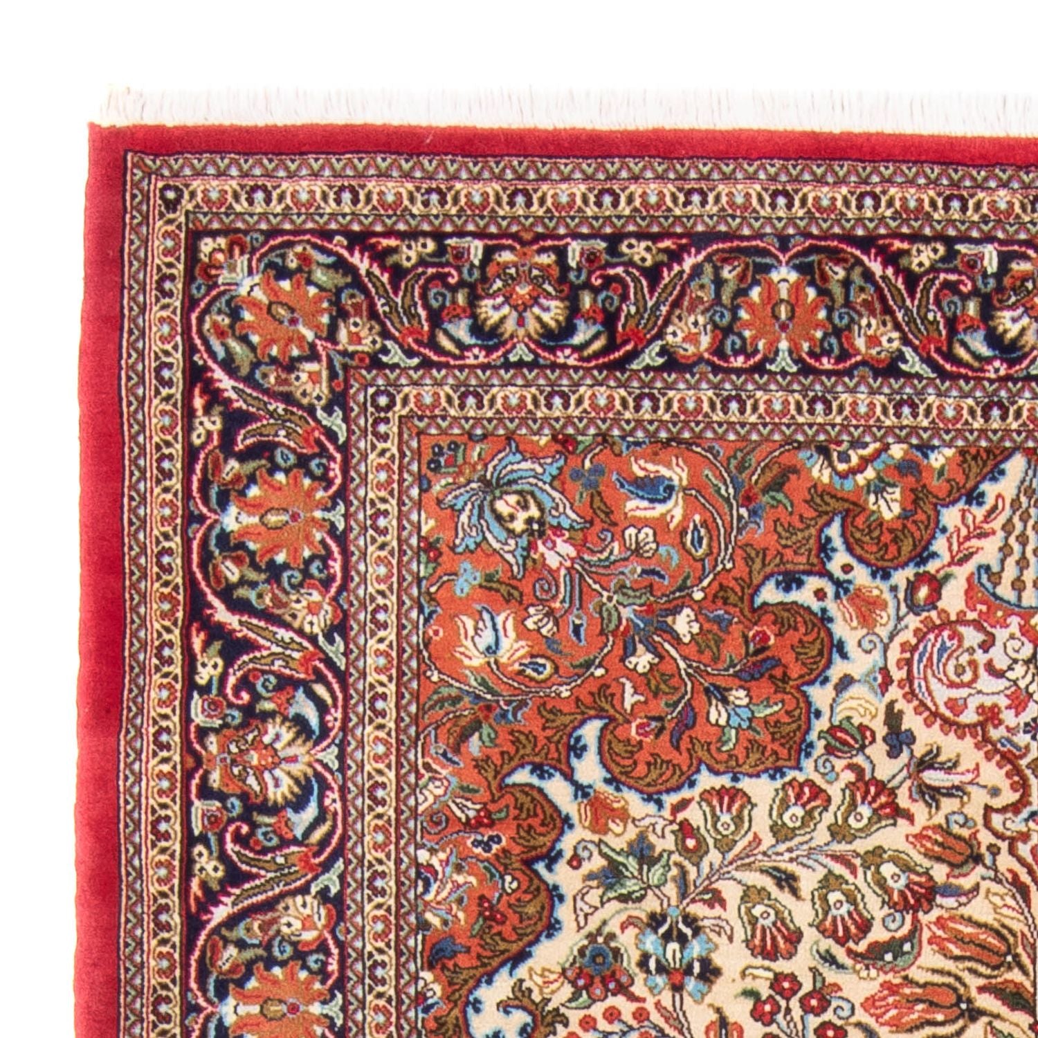 Persisk tæppe - Ghom - 200 x 137 cm - beige