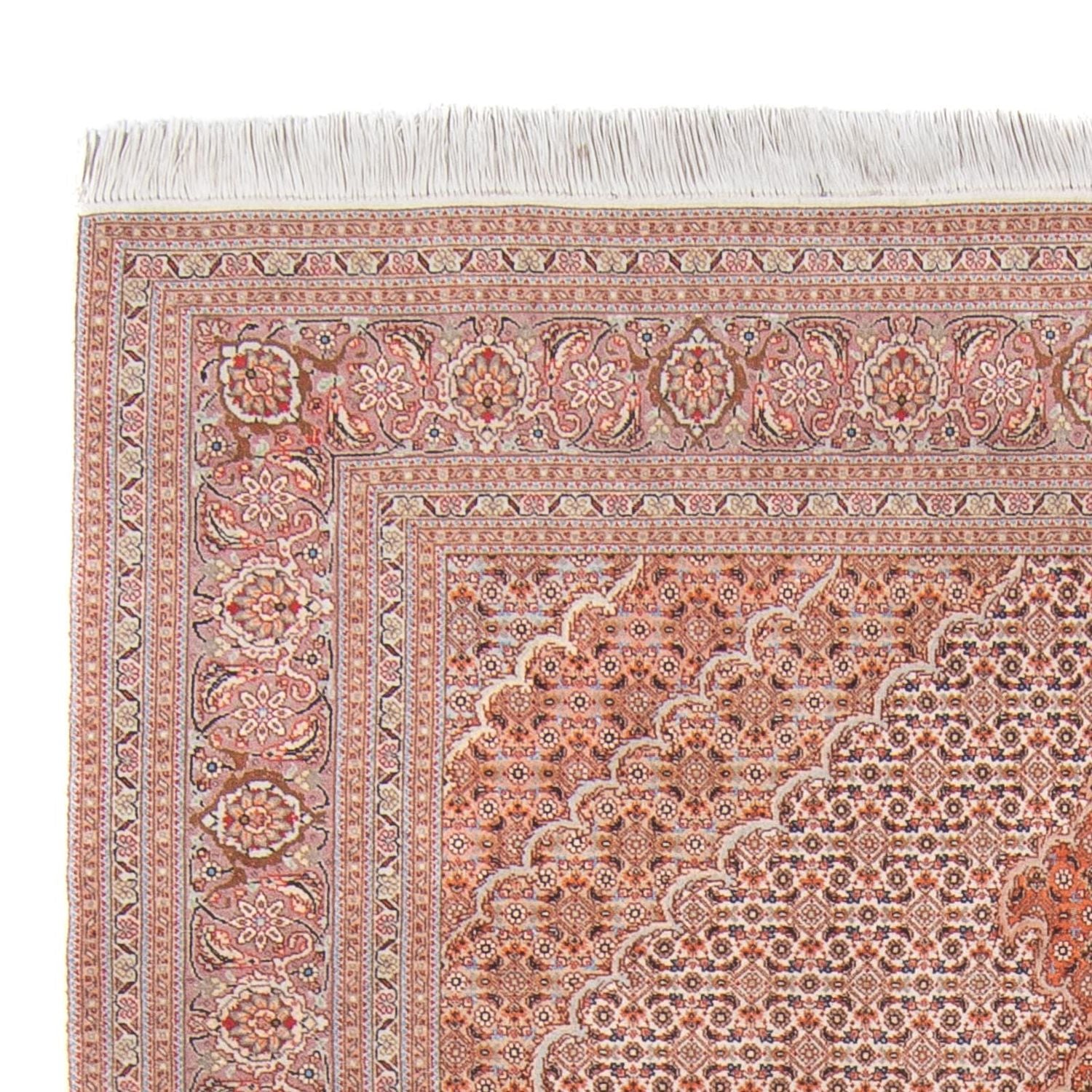 Persisk tæppe - Tabriz - Royal - 210 x 152 cm - brun