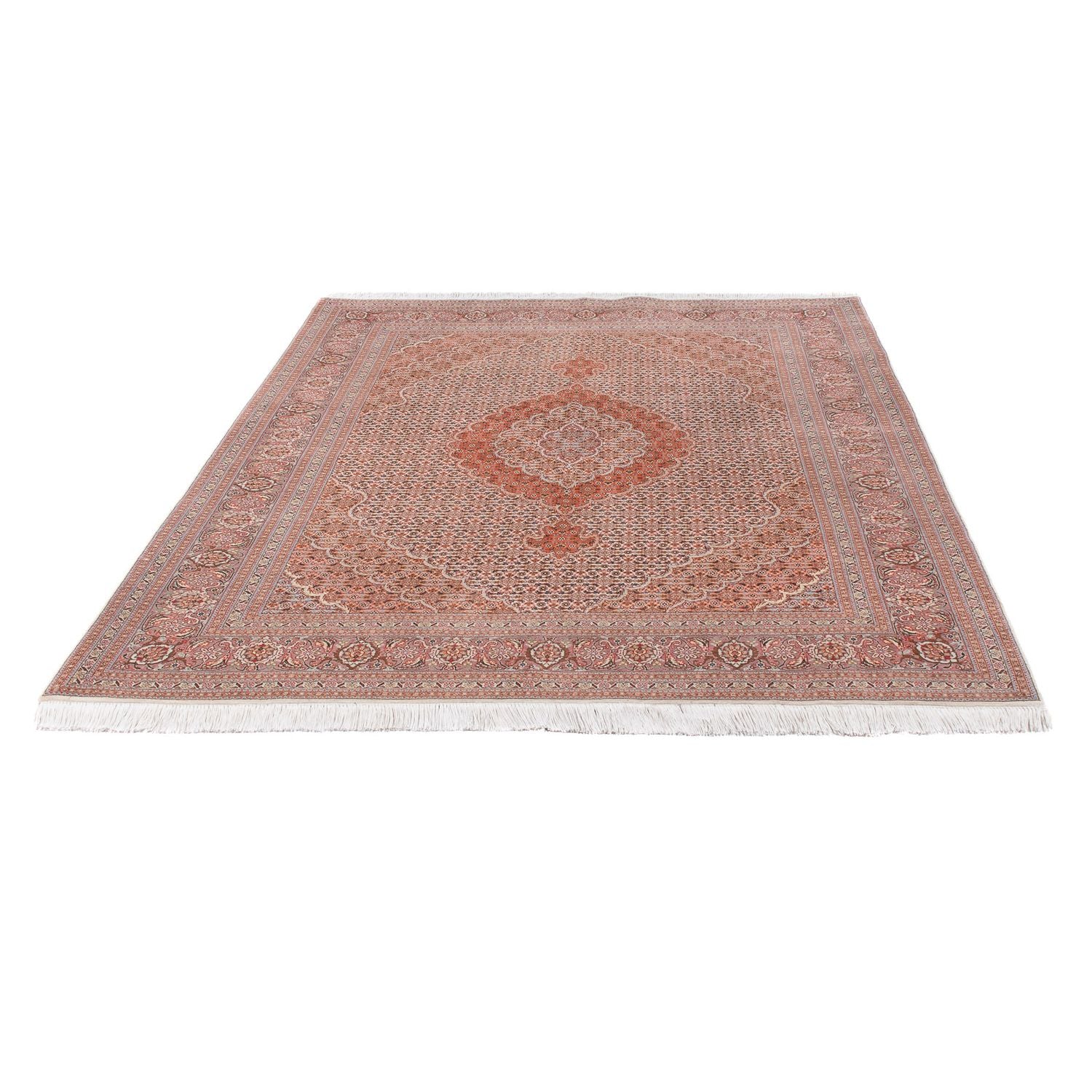 Persisk tæppe - Tabriz - Royal - 210 x 152 cm - brun