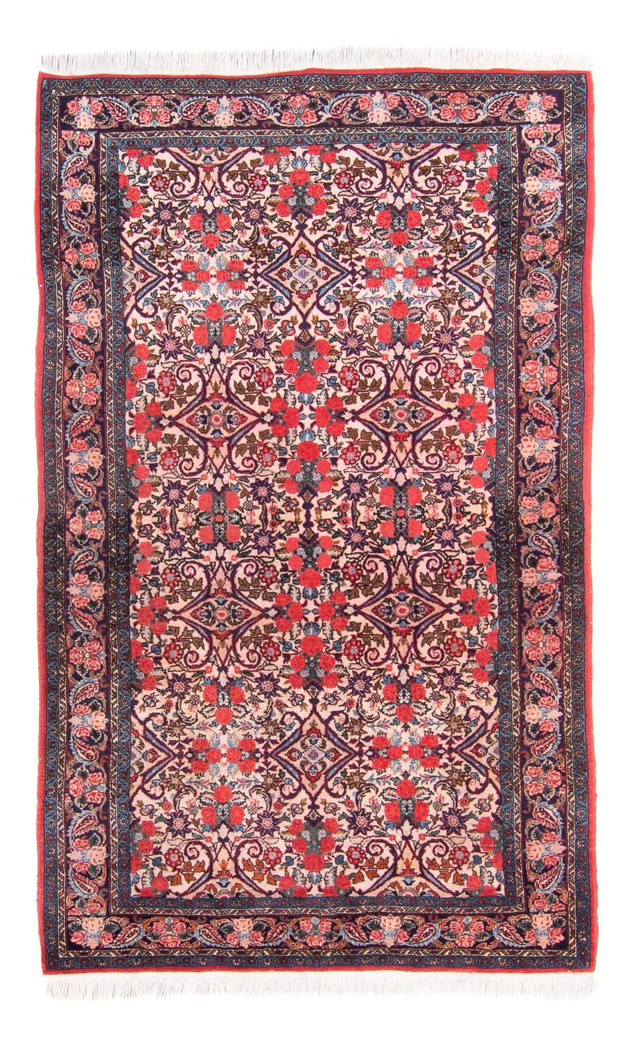 Persisk tæppe - Bijar - 225 x 135 cm - flerfarvet