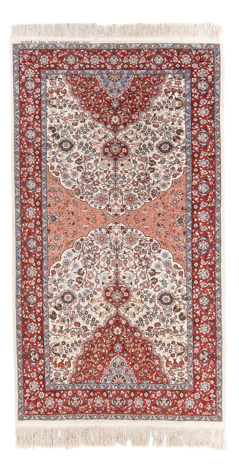 Orientalsk tæppe - Hereke - 215 x 120 cm - flerfarvet