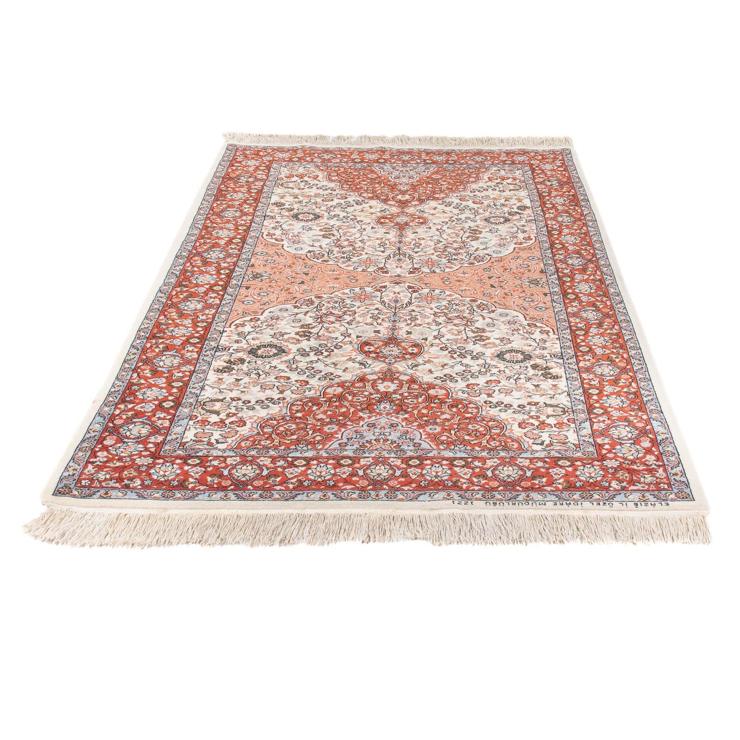 Orientalsk tæppe - Hereke - 215 x 120 cm - flerfarvet