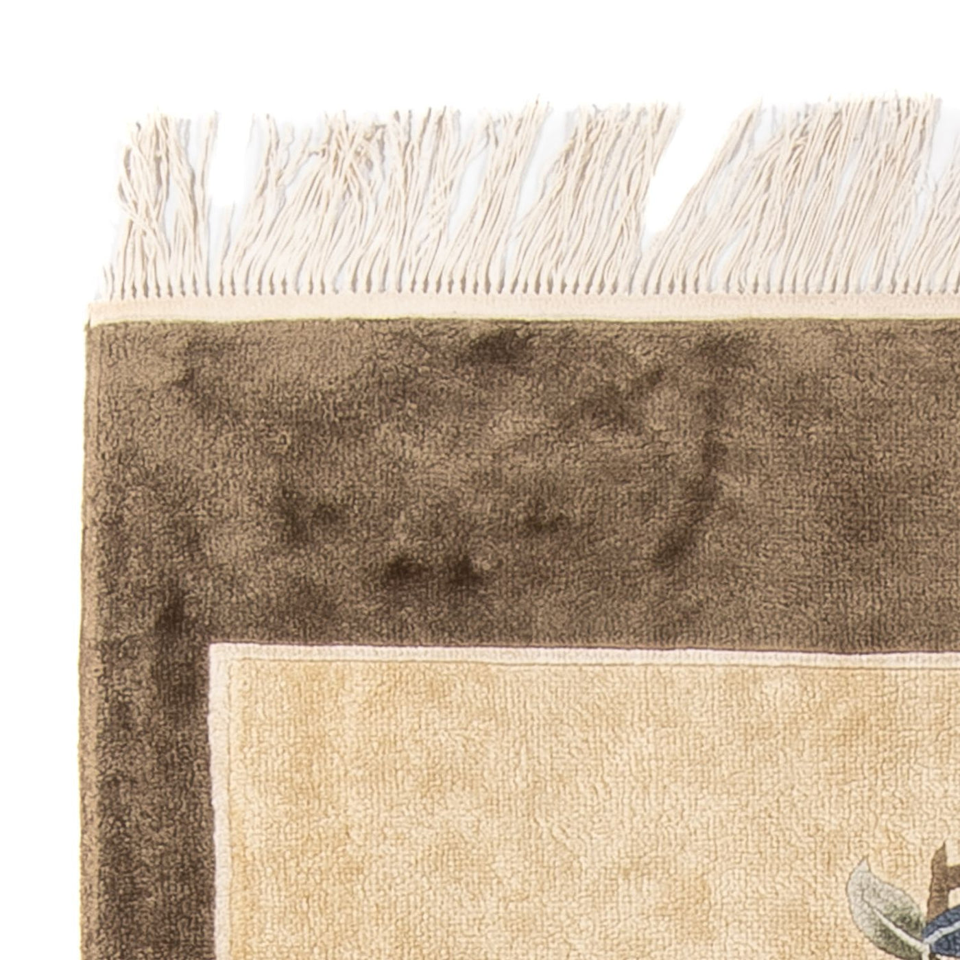 Kinesisk silke Tæppe 120x61cm - Orientalsk tæppe