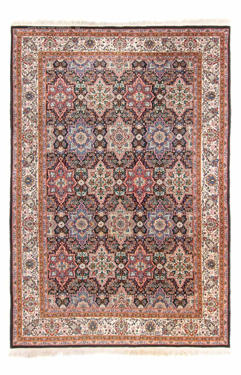 Orientalsk tæppe - Hereke - 252 x 176 cm - mørkeblå