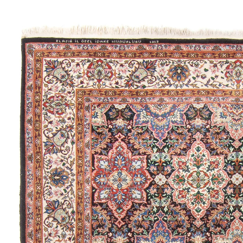 Orientalsk tæppe - Hereke - 252 x 176 cm - mørkeblå