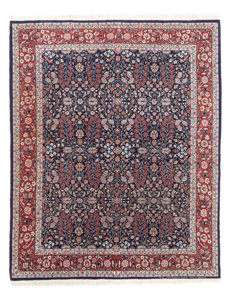 Orientalsk tæppe - Hereke - 230 x 176 cm - mørkeblå
