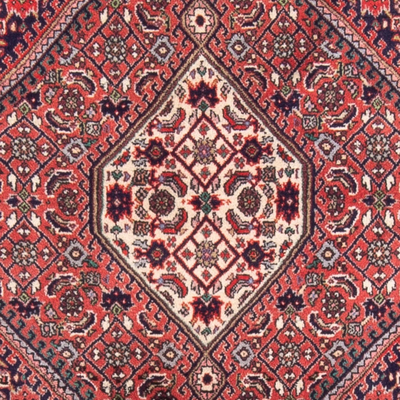 Persisk tæppe - Bijar - 105 x 75 cm - rød