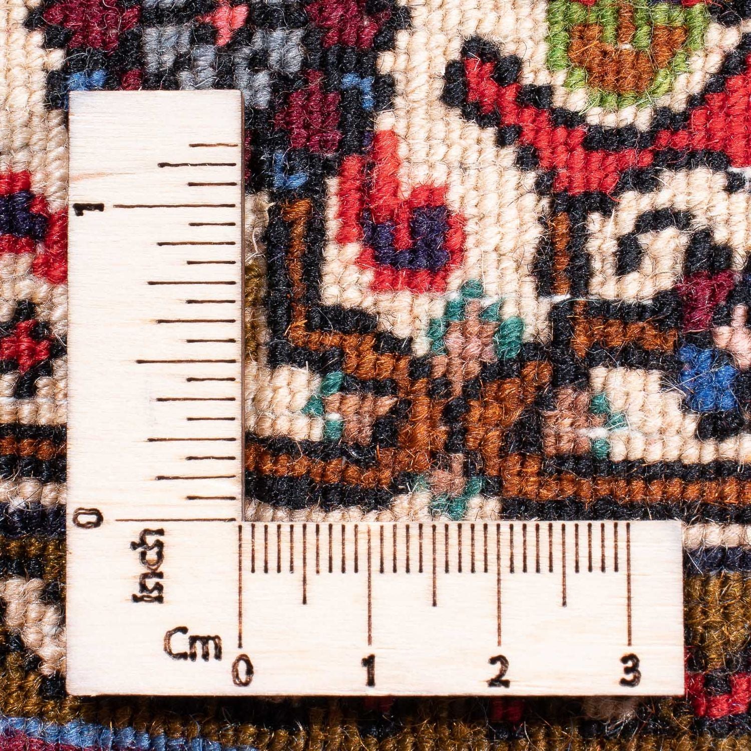 Persisk tæppe - Bijar - 170 x 114 cm - rød