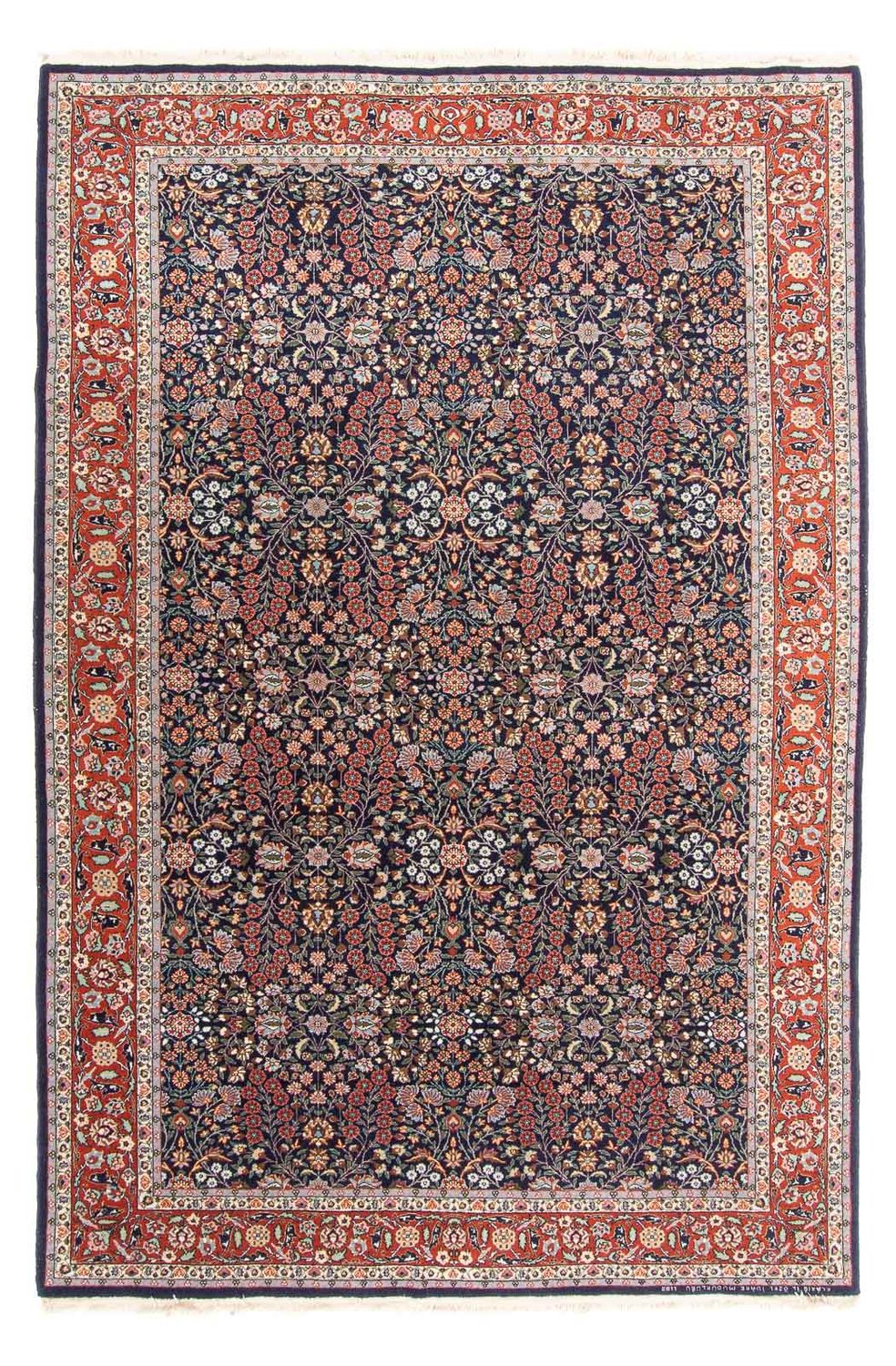 Orientalsk tæppe - Hereke - 290 x 187 cm - mørkeblå