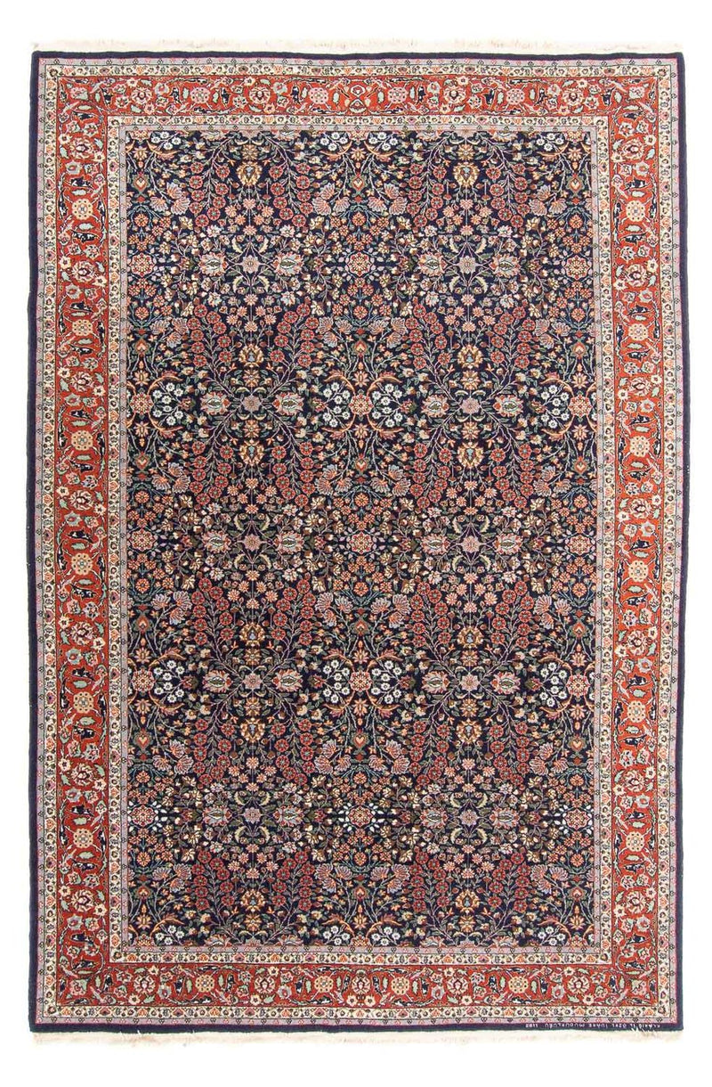 Orientalsk tæppe - Hereke - 290 x 187 cm - mørkeblå