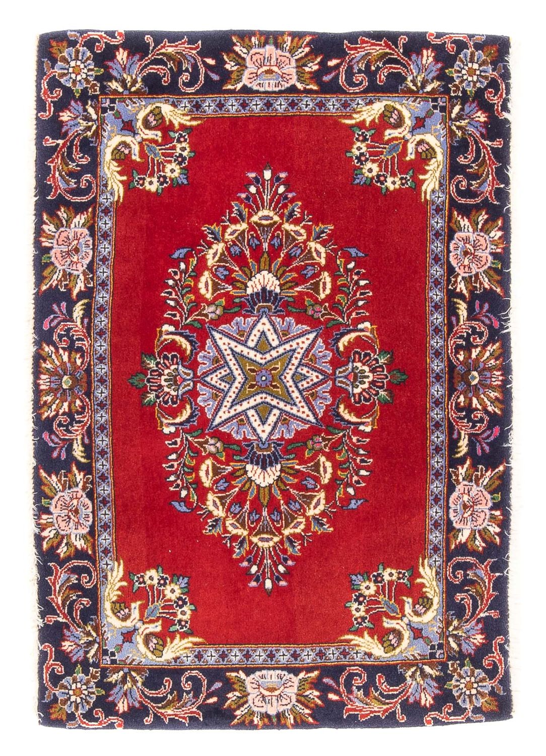 Persisk tæppe - Tabriz - 98 x 65 cm - rød