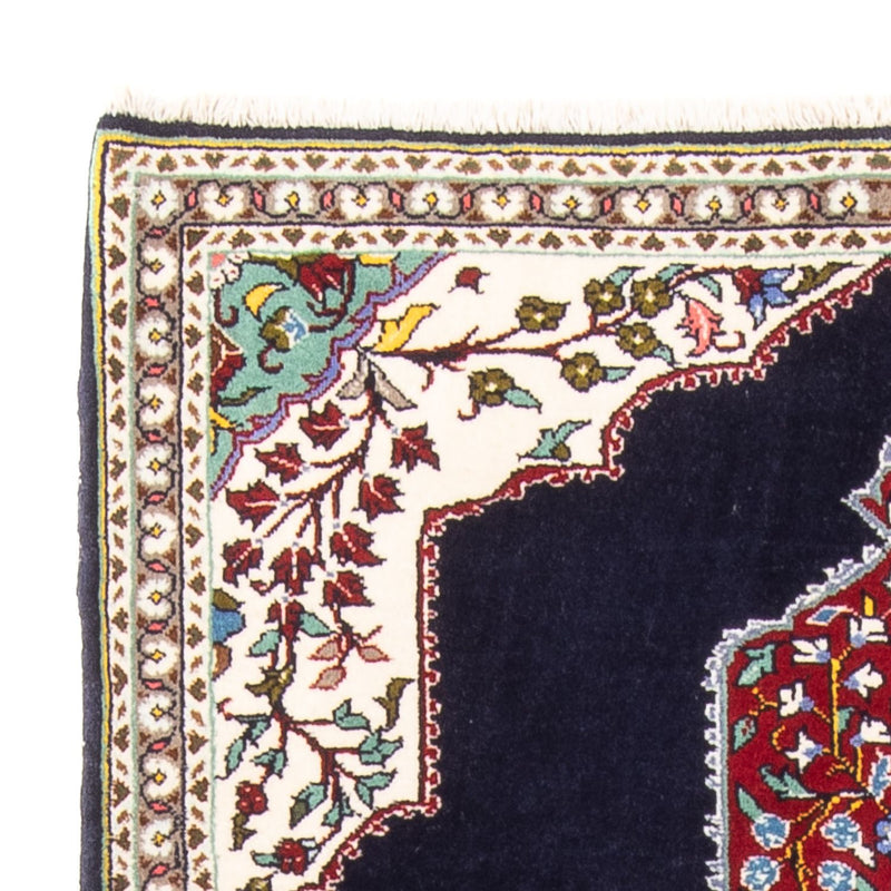 Persisk tæppe - Tabriz - Royal - 96 x 76 cm - mørkeblå