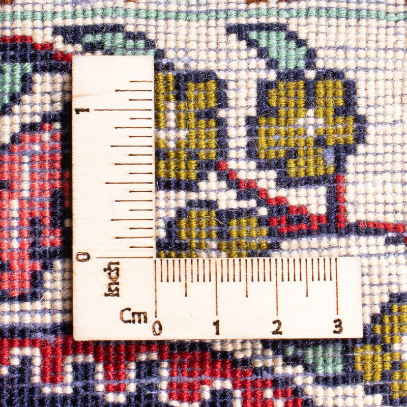 Persisk tæppe - Tabriz - Royal - 96 x 76 cm - mørkeblå