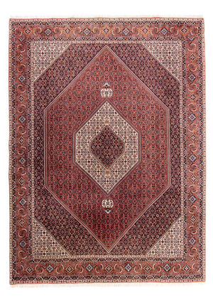 Persisk tæppe - Bijar - 346 x 252 cm - rød