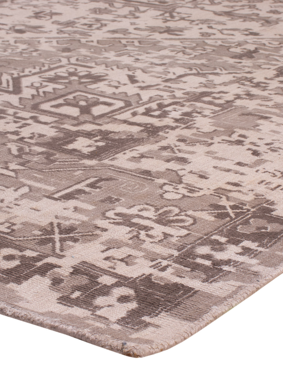 Viskose Teppich - 300 x 230 cm - grau