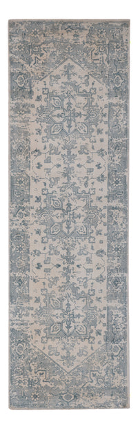 Läufer Viskose - 240 x 80 cm - türkis