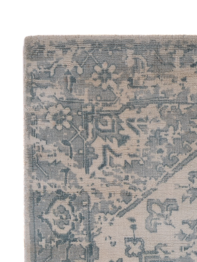 Läufer Viskose - 240 x 80 cm - türkis