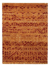 Indo Gabbeh Tæppe - Uldtæppe - Rektangulær / Rust / 60 x 90 cm Rektangulær