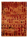 Indo Gabbeh Tæppe - Uldtæppe - Rektangulær / Rust / 60 x 90 cm Rektangulær