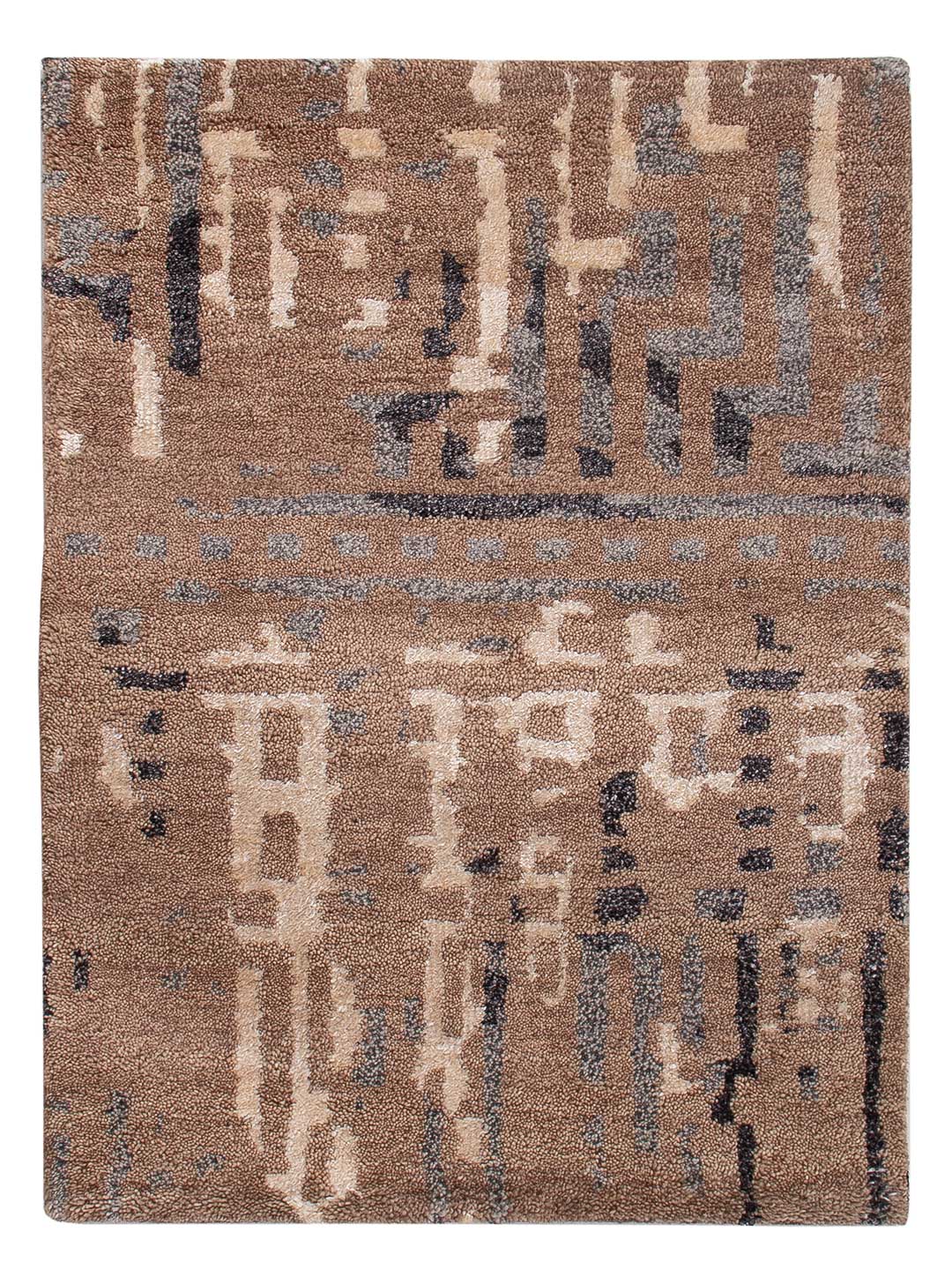 Gabbeh Teppich - Indus - 90 x 60 cm - hellbraun