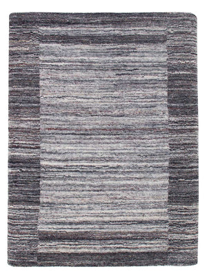 Gabbeh Teppich - Loribaft Softy - 90 x 60 cm - grau
