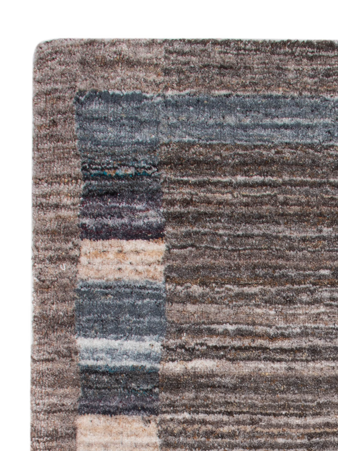 Gabbeh Teppich - Loribaft Softy - 90 x 60 cm - hellbraun