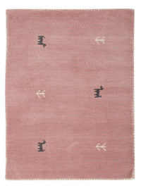 Gabbeh Teppich - Loribaft Softy - 90 x 60 cm - rosa